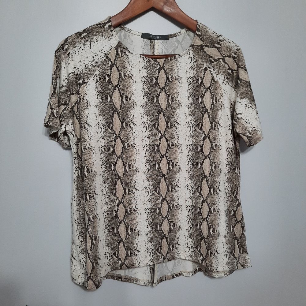 Coin 1804 Snakeskin Print Super Soft Tee